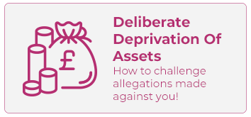 deliberate deprivation of assets